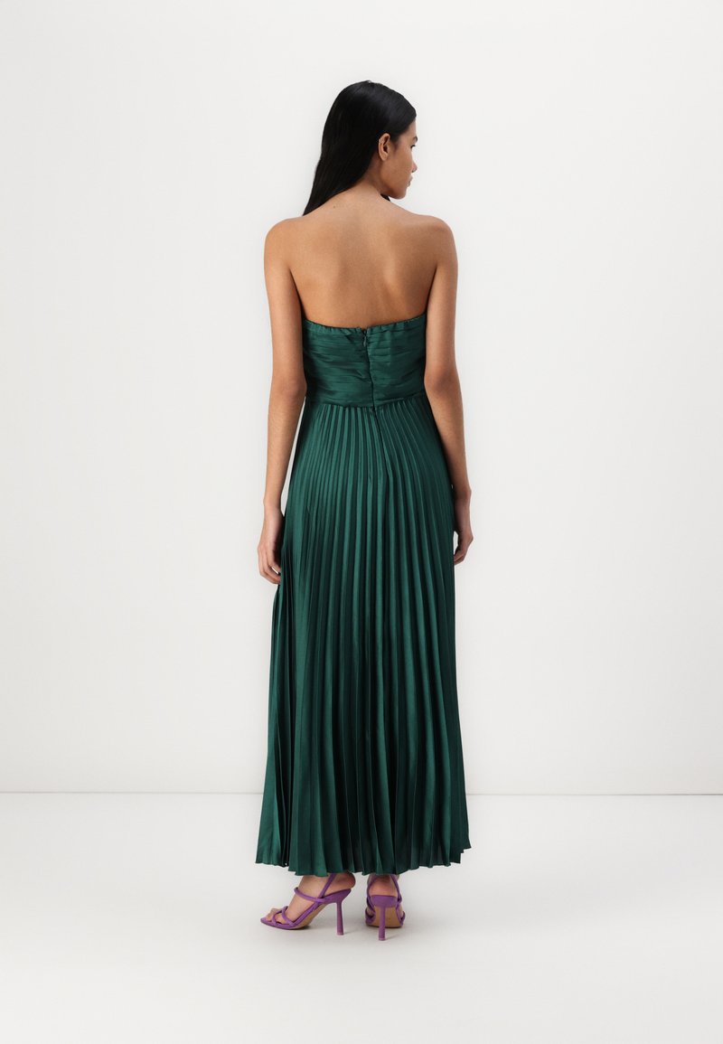 Abercrombie & Fitch The A&F Giselle Strapless Drama Maxi Dress - Occasion  wear - green - Zalando.ie