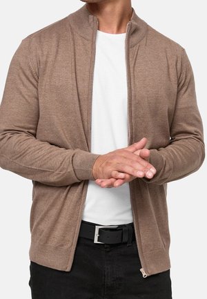 Sudadera con cremallera - beige