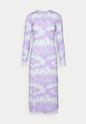 ROKH MASK DRESS - Vestido de malha - psychedelic purple