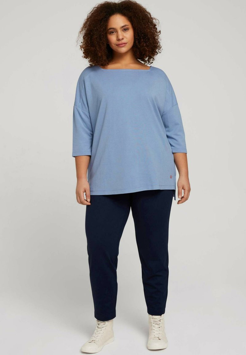 Damen T-Shirts | MY TRUE ME TOM TAILOR MIT QUADRATISCHEM Langarmshirt light blue/hellblau - RS82092 Damen T-Shirts | MY TRUE ME TOM TAILOR MIT QUADRATISCHEM Langarmshirt light blue/hellblau - RS82092
