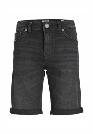 REGULAR FIT - Jeansshorts - black denim