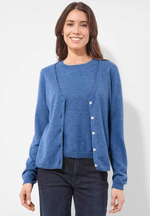 Strickjacke - blue
