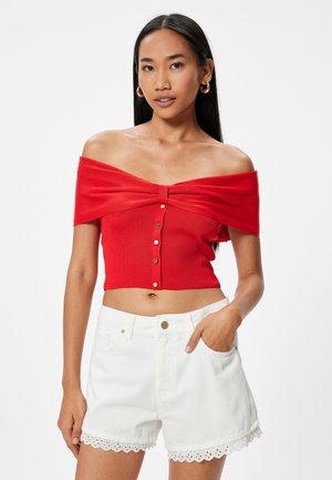OFF SHOULDER - Top - red