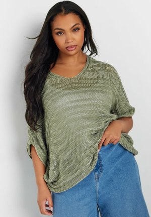Print T-shirt - khaki