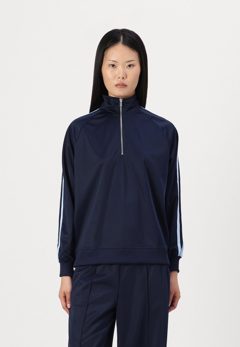 Pieces PCGRACE HALF ZIP - Ikdienas džemperis - maritime blue