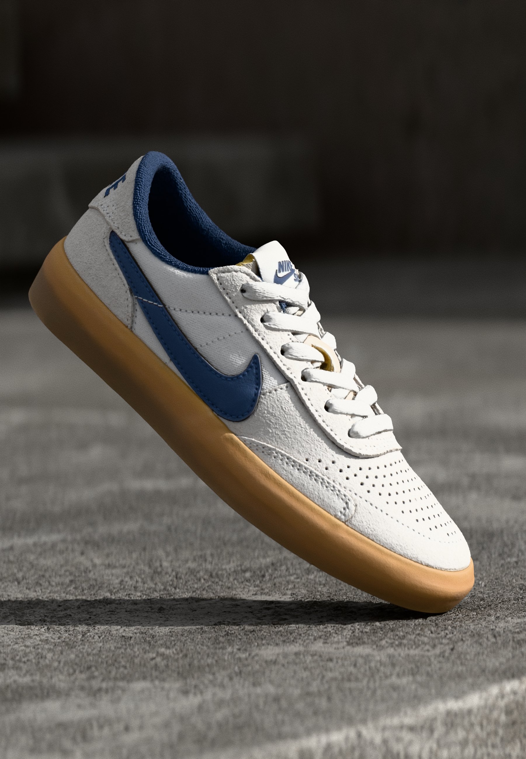 Nike Sb Heritage Vulc Mens Trainers Brown Blue Sneakers Athletic Shoes Nike SB Heritage Vulc Flax/Team | Mercari main image 4