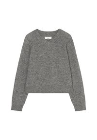 V-NECK RAGLAN - Džemperis - dark shadow melange
