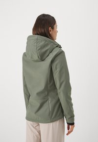 CMP ZIP HOOD - Soft shell jacket - salvia
