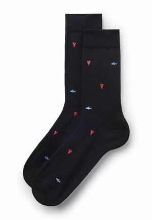 PETTERNED - Chaussettes - blue