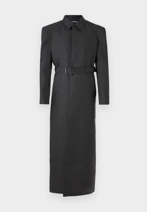 LONG COAT - Trenchcoat - anthracite black