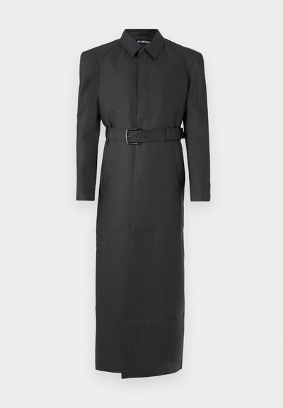 Han Kjøbenhavn LONG COAT - Šineļveida mētelis - anthracite black
