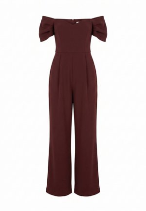 Forever New, LEA OFF SHOULDER - Tuta jumpsuit - burgunndy