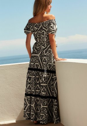 Next TEXTURED - REGULAR FIT - Maksi svārki - black white