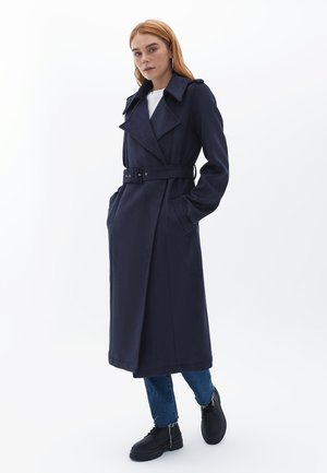 OXXO LANGER MIT GÜRTEL - Trenchcoat - maritime blue