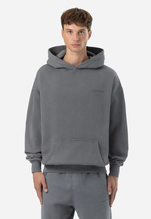 LOGO OVERSIZED HOODIE - Sweatshirt - vintage grey/grey