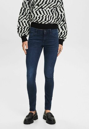 Vaqueros pitillo - dark-blue denim