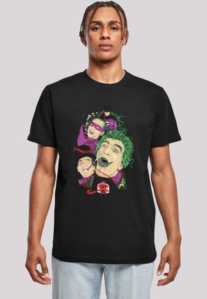 BATMAN TV SERIES ROGUES GALLERY BLK WITH ROUND NECK - Print T-shirt - black