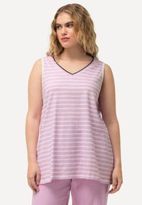 Ulla Popken STRIPED - Top - light violet