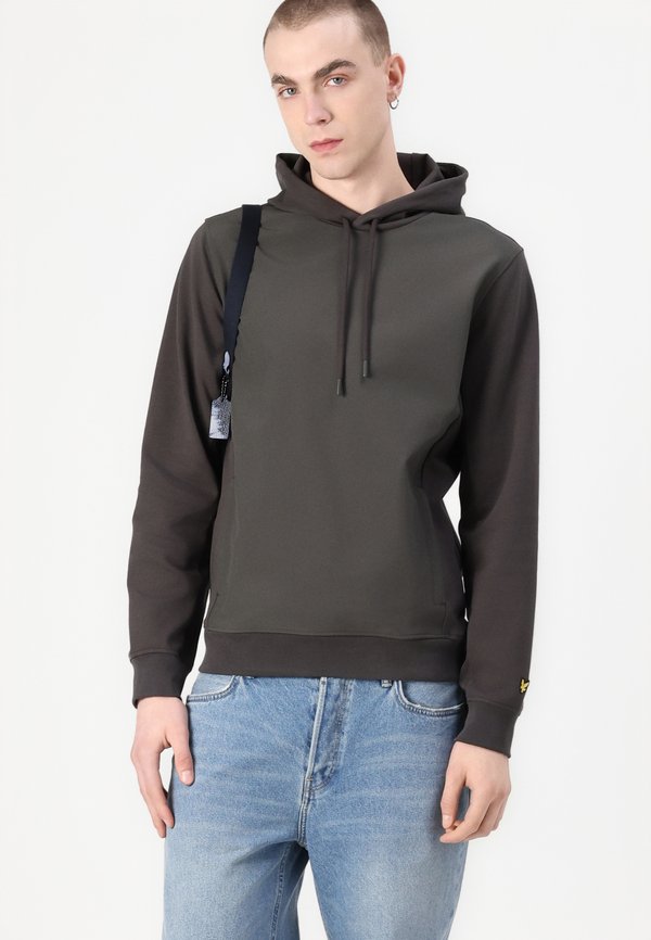 HYBRID HOODIE - Sweatshirt - gunmetal2