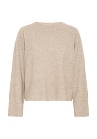 Fransa Jumper - desert taupe melange