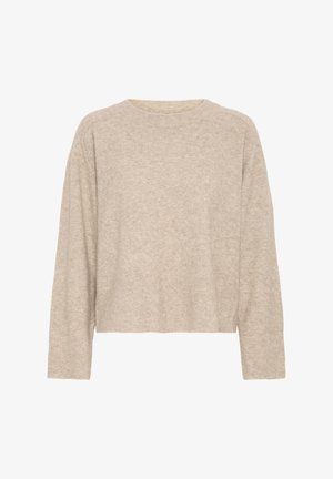 Fransa Džemperis - desert taupe melange