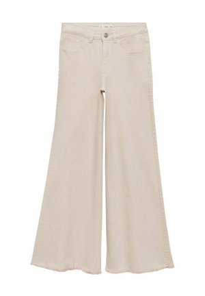 Flared jeans - beige