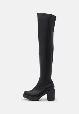 Overknee laarzen - black