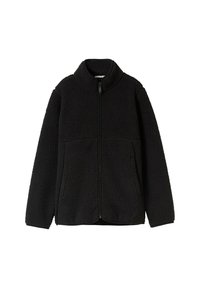 TOM TAILOR MIT STEHKRAGEN - Veste polaire - heavy black