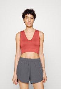 Björn Borg SEAMLESS LIGHT CROP - Top - dusty cedar
