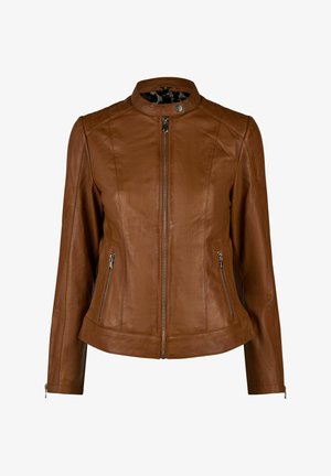 Apple of Eden, Leren jas - cognac