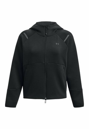 Under Armour UNSTOPPABLE - Užtrauktuku užsegamas treningas - black