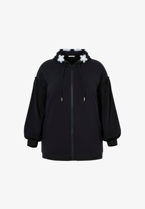 MIAMODA, Felpa con zip - black
