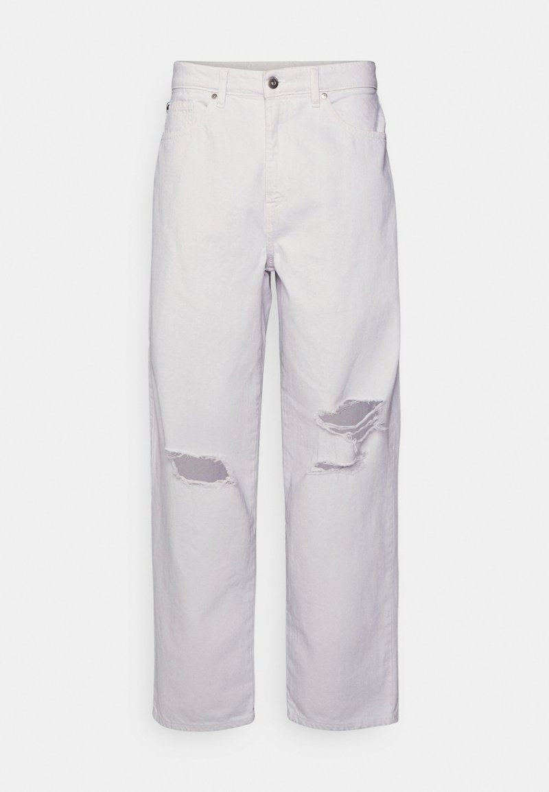 Pier One Straight leg jeans wit denim/whitedenim Pier One Straight leg jeans wit denim/whitedenim