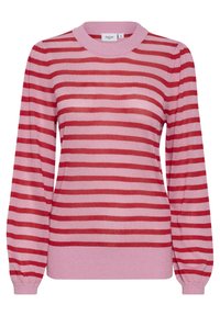 XAUSZ LS SHIMMER  - Stickad tröja - pink frosting