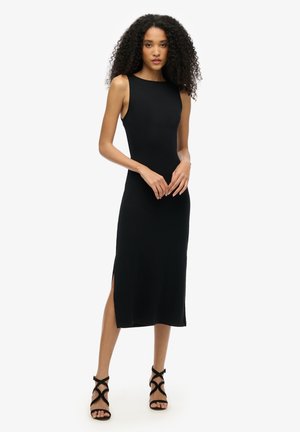 TWIST BACK MIDI - Robe fourreau - black