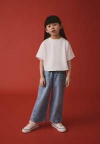 Next REGULAR FIT WIDE  - Platėjantys džinsai - mid blue denim