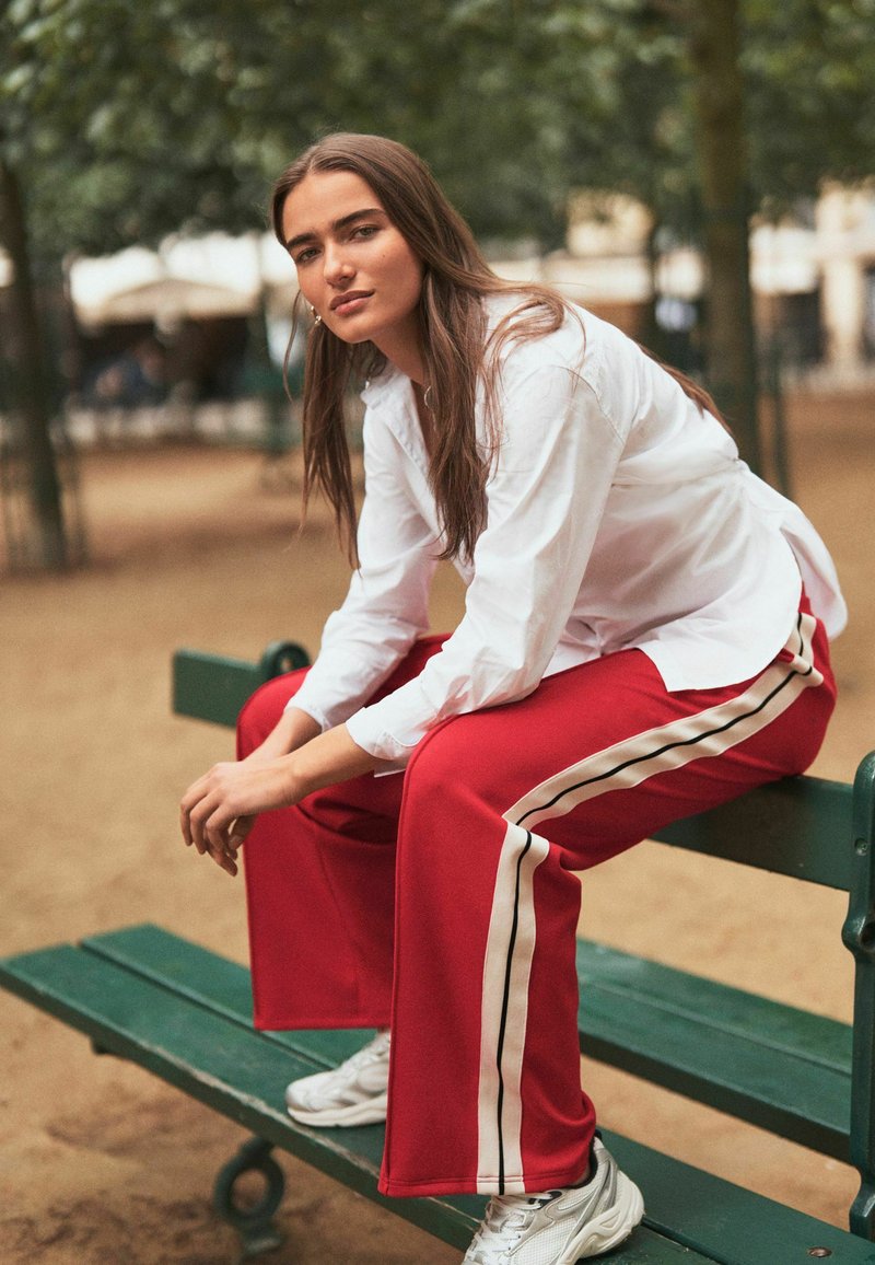 adidas broek rode adidas trainingspak heren