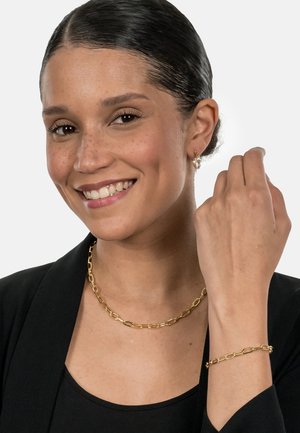 Necklace - gelbgoldfarben