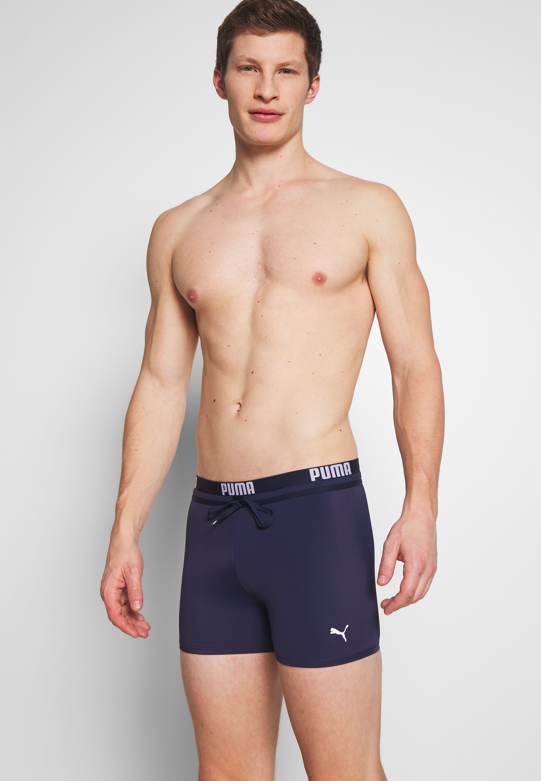 meer Titicaca Bomen planten Plak opnieuw Puma SWIM MEN LOGO TRUNK - Zwemshorts - navy/donkerblauw - Zalando.nl