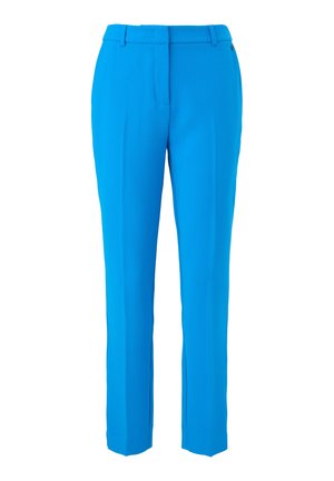 comma REGULAR: CRÊPE MIT BÜGELFALTEN - Trousers - royalblau