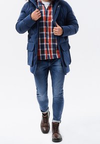 Ombre Vinterkappa /-rock - dark blue