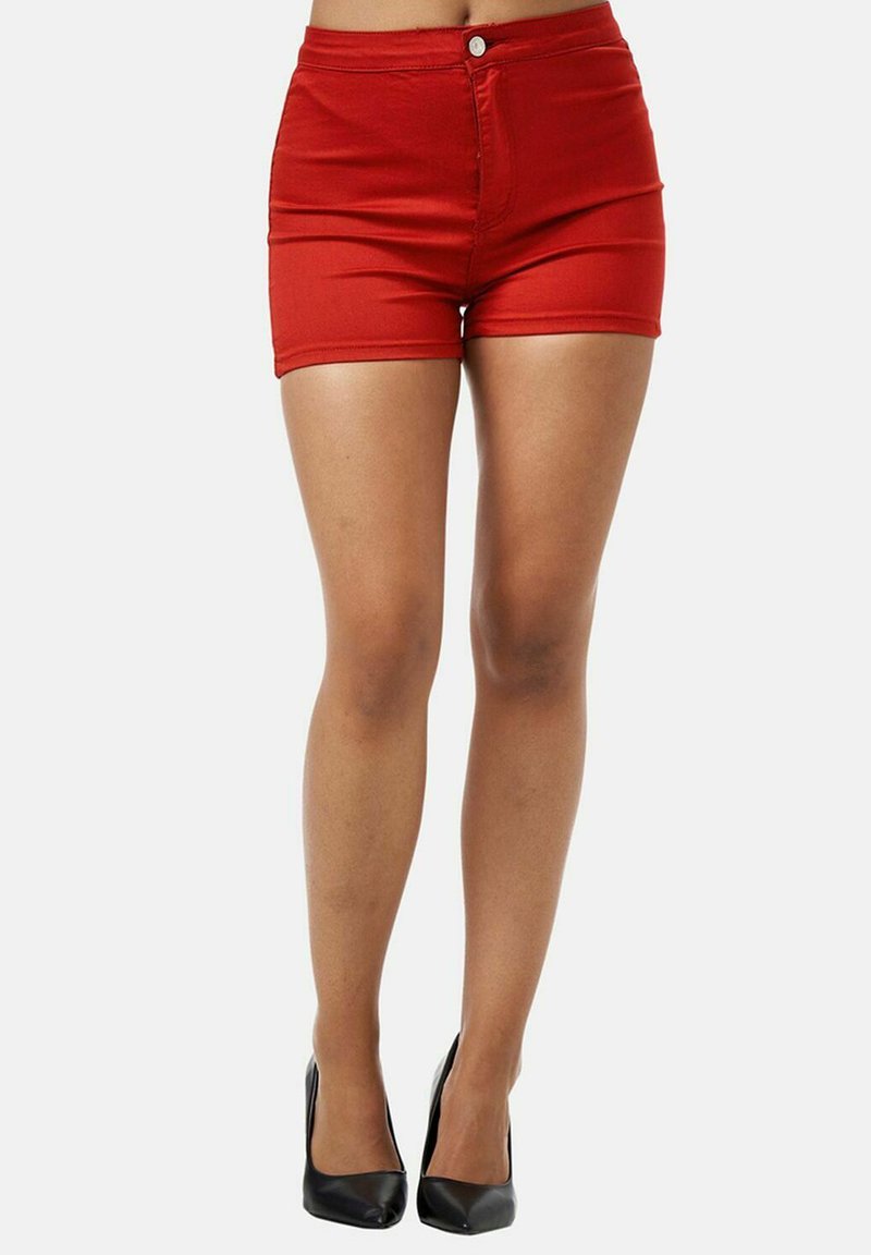 Elara Shorts di jeans - rot
