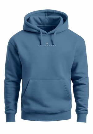 BACKPRINT SUN MOON  - Kapuzenpullover - indigo blue