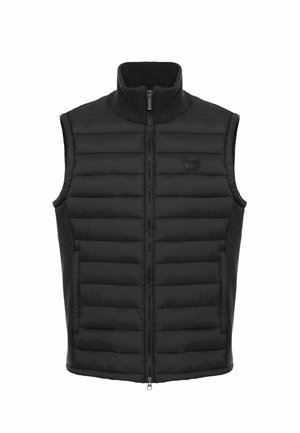 Colmar Originals, COLMAR ORIGINALS GILET WITH KNIT INSERTS - Chaleco - black