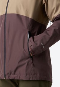 The North Face W DIABLO DYNAMIC ZIP-IN JACKET - Giacca outdoor - mushroom grey tawny qua