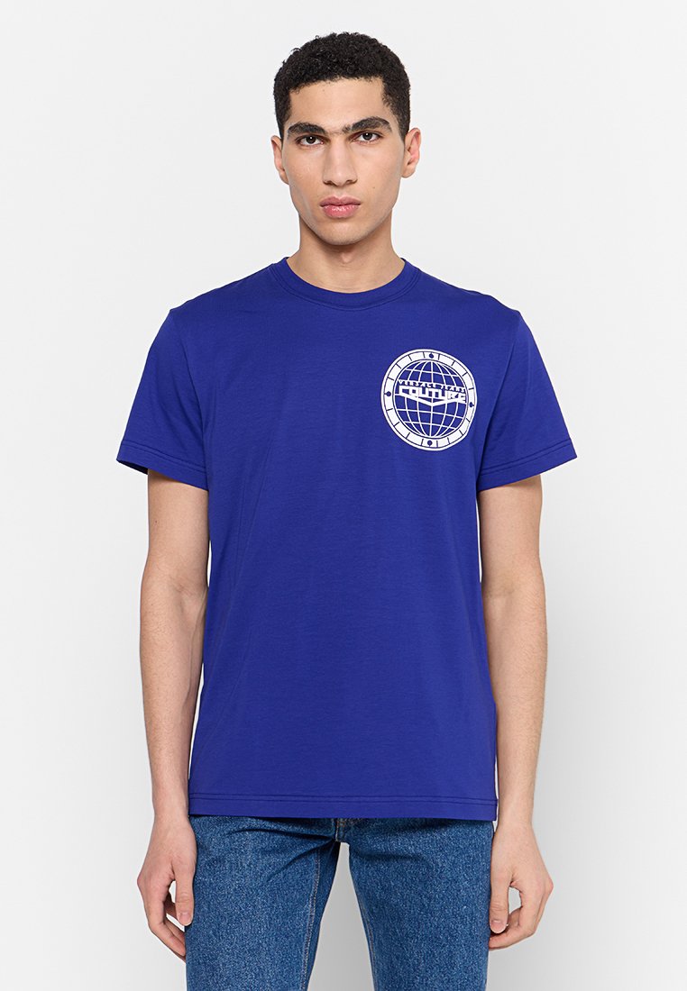 Versace Jeans Couture T-shirt print blauw