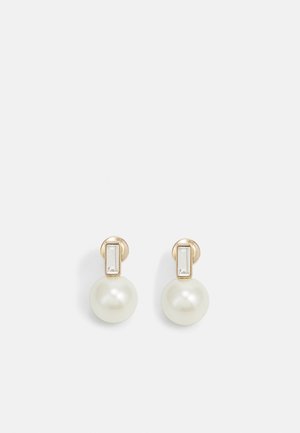 STONE STUD - Cercei - gold-coloured/white
