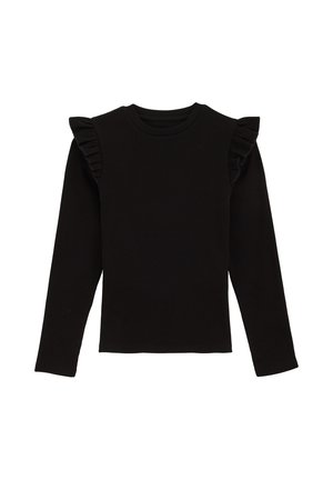 WE Fashion Pitkähihainen paita - black