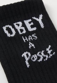 Obey Clothing SOCKS UNISEX - Zeķes - black