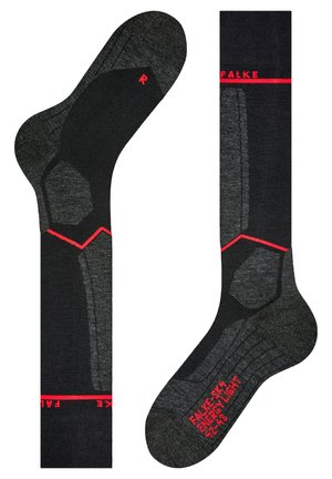 SK4 ENERGIZING LIGHT SKIING LIGHT CUSHIONING - Kniestrümpfe - black-mix